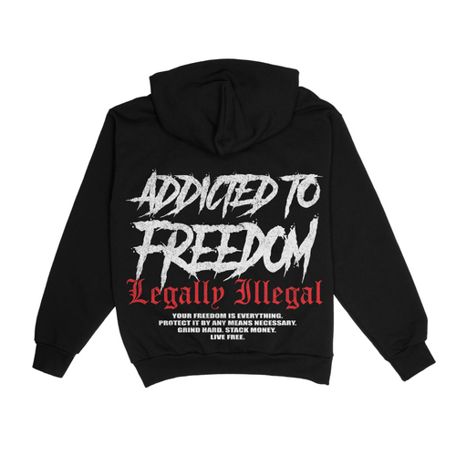 Addicted to Freedom Heavyweight Pullover Hoodie