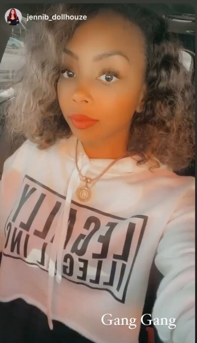 Classic Legally Illegal Crop Hoody