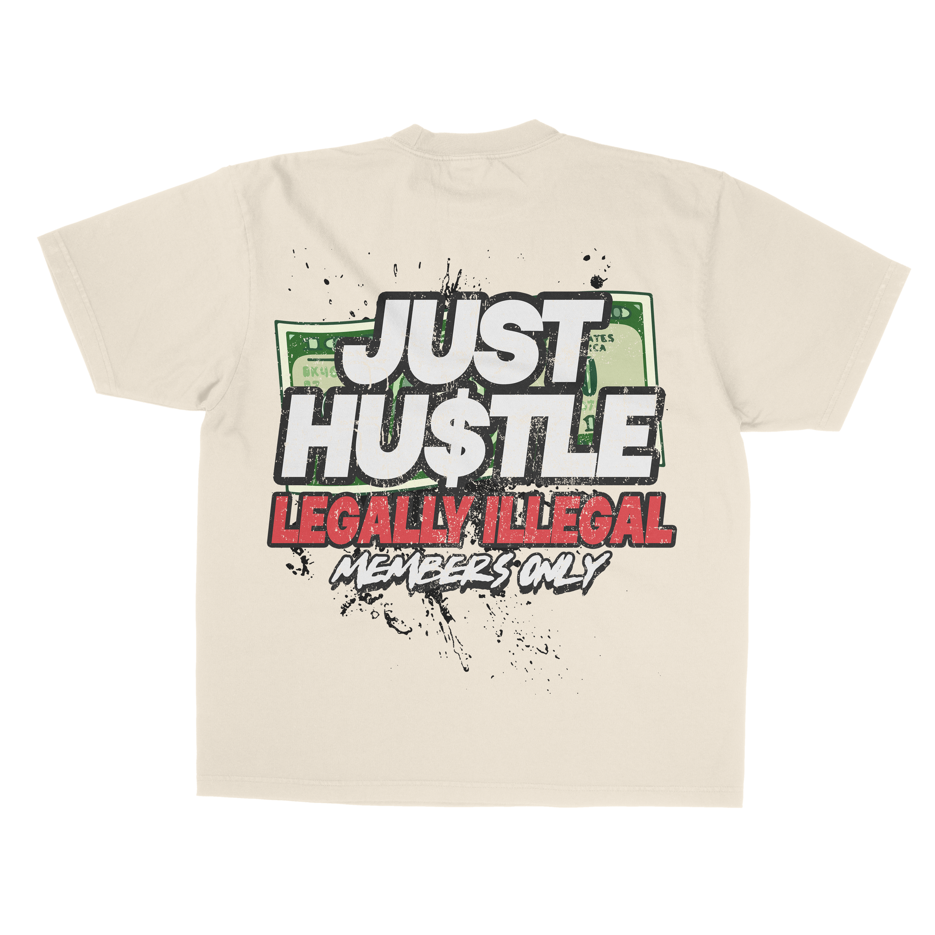 Just Hustle Heavyweight T-Shirt