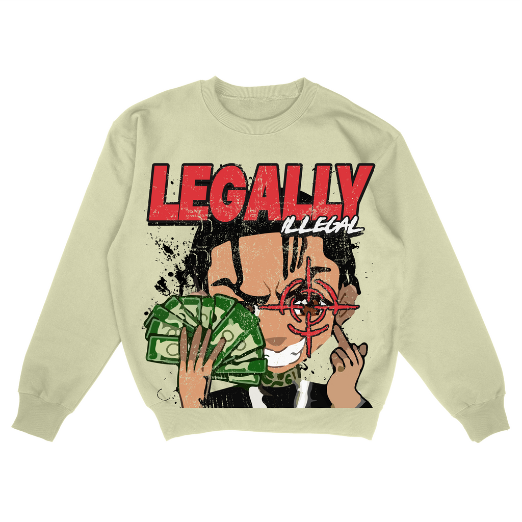 Men's Just Hustle Crew Sweatshirt