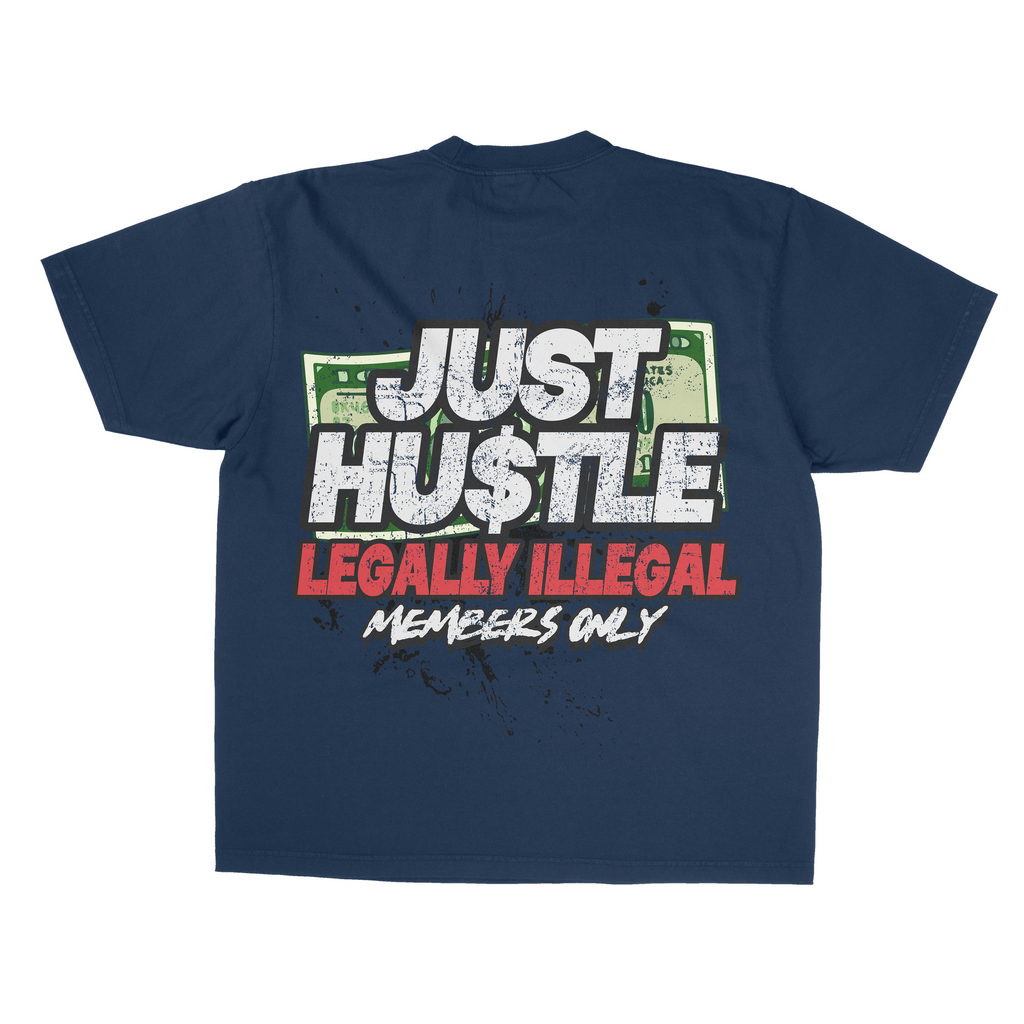 Just Hustle Graphic Tshirt