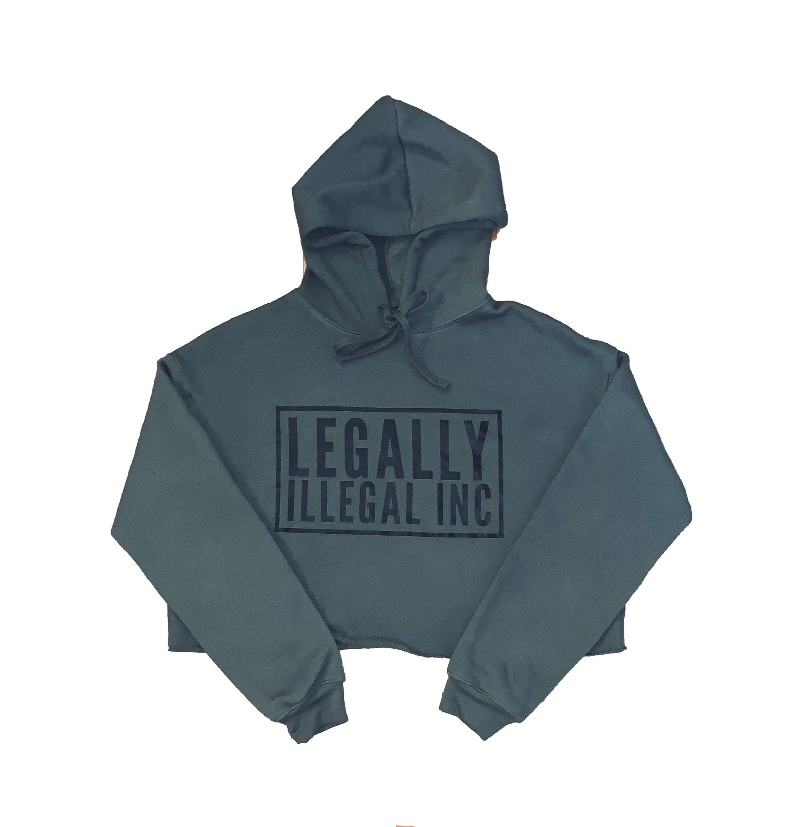 Classic Legally Illegal Crop Hoody